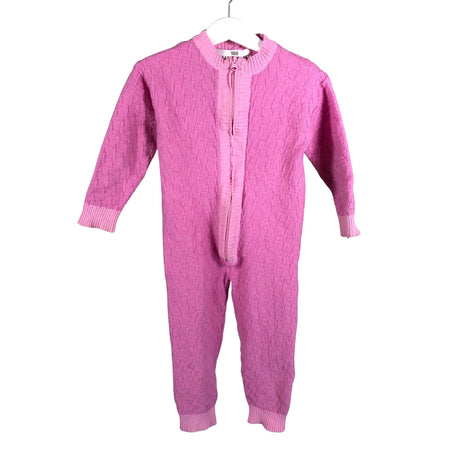 Unisex Jonathan - Wool overall, size 98 - 104 - Pink ()