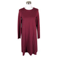 Unisex COS - Tricot dress, size 38 - Wine red ()