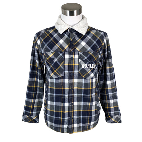 Unisex Hurley - Flannel shirt, size S - Black ()