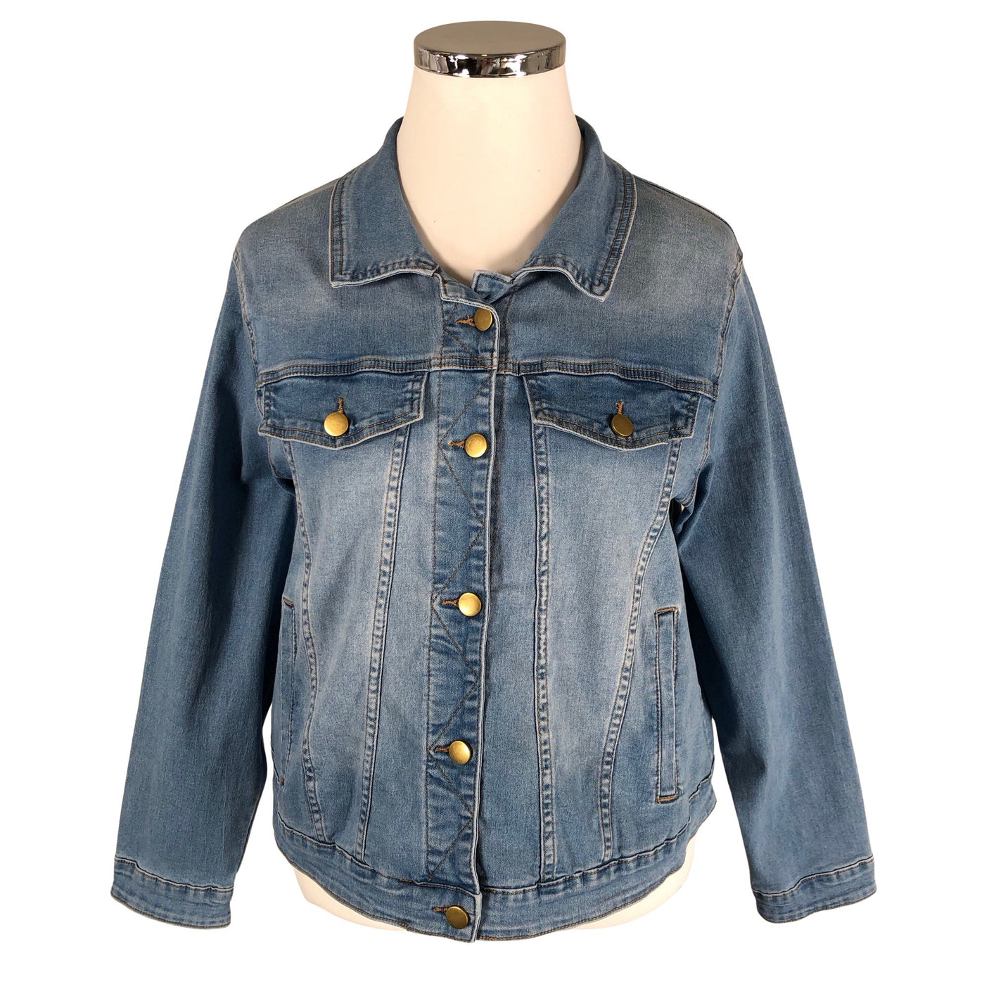 Unisex Gozzip - Denim jacket, size 42 - Light blue (1)