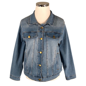 Unisex Gozzip - Denim jacket, size 42 - Light blue (1)
