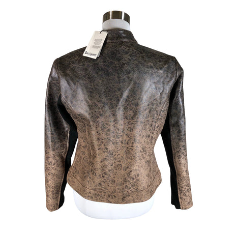 Unisex Desigual - Leather jacket, size 40 - Brown (2)