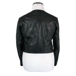 Unisex Mos Mosh - Leather jacket, size 42 - Black (2)