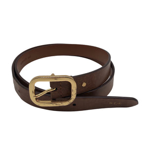 Unisex Lauren Ralph Lauren - Leather belt, size No size - Brown (1)