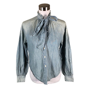 Unisex Lauren Ralph Lauren - Denim shirt, size 34 - Light blue (1)
