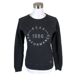 Unisex Peak Performance - Sweatshirt, size 34 - Black (1)