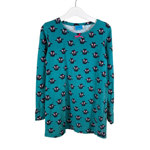 Unisex me&i - Tricot dress, size 134 - 140 - Green (1)