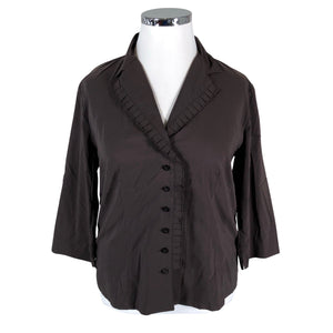 Unisex Voglia - Blouse, size 44 - Brown (1)