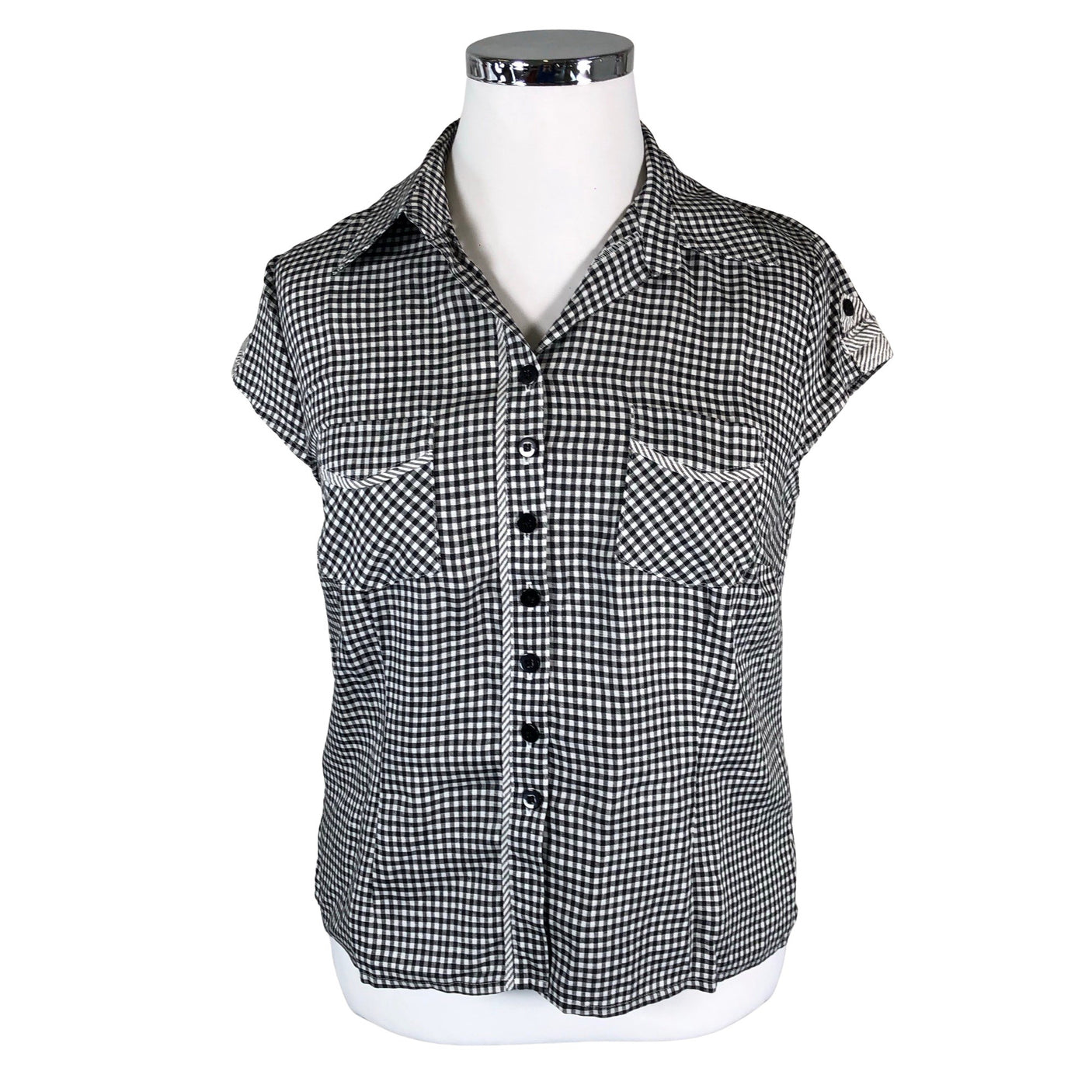 Unisex Voglia - Short-sleeved blouse, size 42 - Black (1)