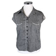Unisex Voglia - Short-sleeved blouse, size 42 - Black ()
