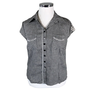 Unisex Voglia - Short-sleeved blouse, size 42 - Black (1)
