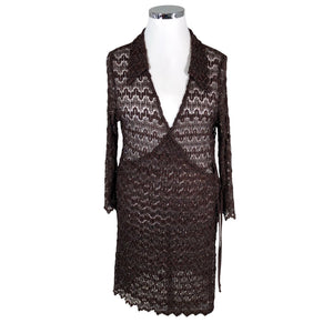 Unisex Voglia - Cardigan, size 44 - Brown (1)
