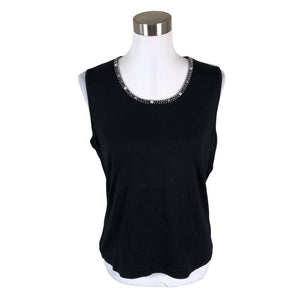 Unisex Gerry Weber - Tricot tank top, size 40 - Black (1)