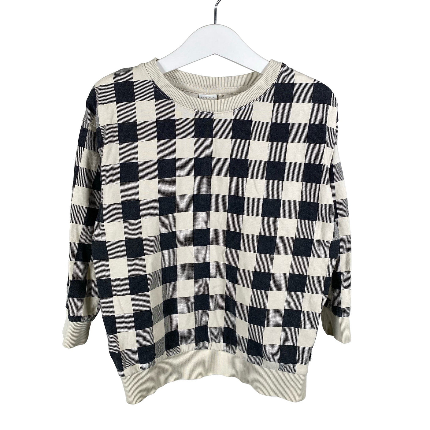 Unisex Lindex - Sweatshirt, size 104 - 110 - Black (1)
