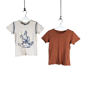 Unisex Polarn O. Pyret - T-shirt, size 110 - 116 - Orange (1)