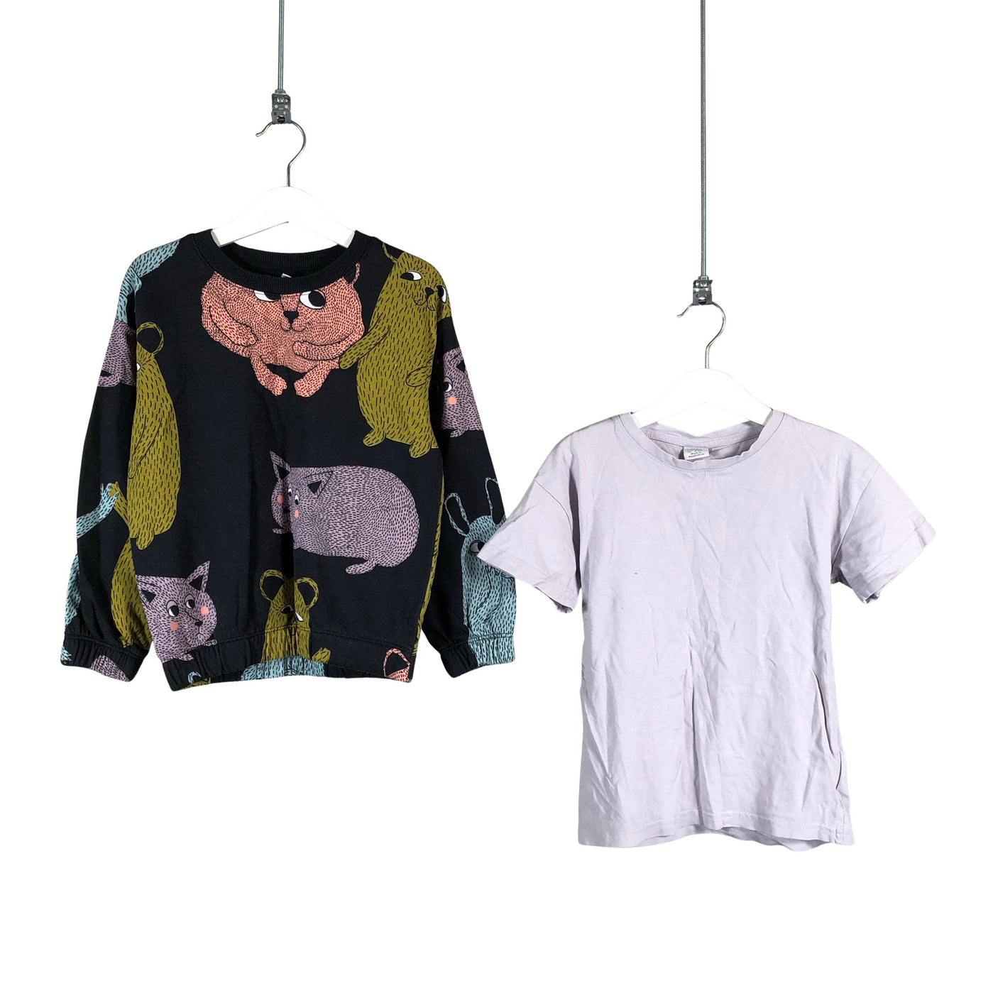 Unisex Lindex - Sweatshirt, size 110 - 116 - Violet (1)
