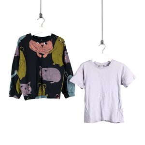 Unisex Lindex - Sweatshirt, size 110 - 116 - Violet (1)