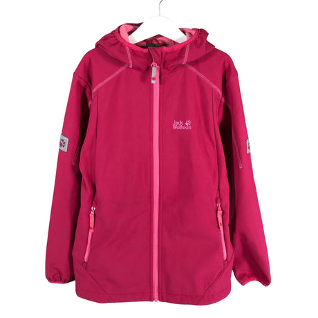 Unisex Jack Wolfskin - Soft shell jacket, size 146 - 152 - Pink ()
