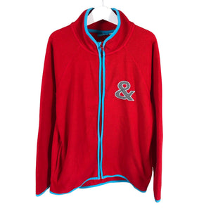 Unisex me&i - Fleece jacket, size 146 - 152 - Red (1)