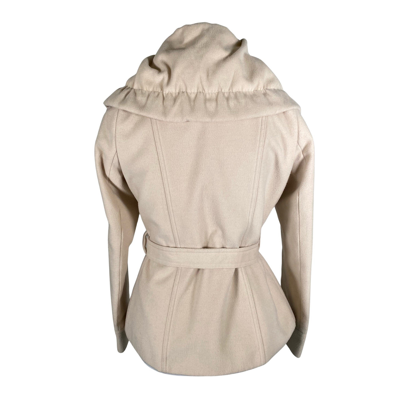 Unisex Mosaic - Wool coat, size 36 - Beige (2)