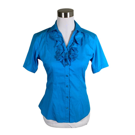 Unisex Mosaic - Short-sleeved blouse, size 34 - Blue ()