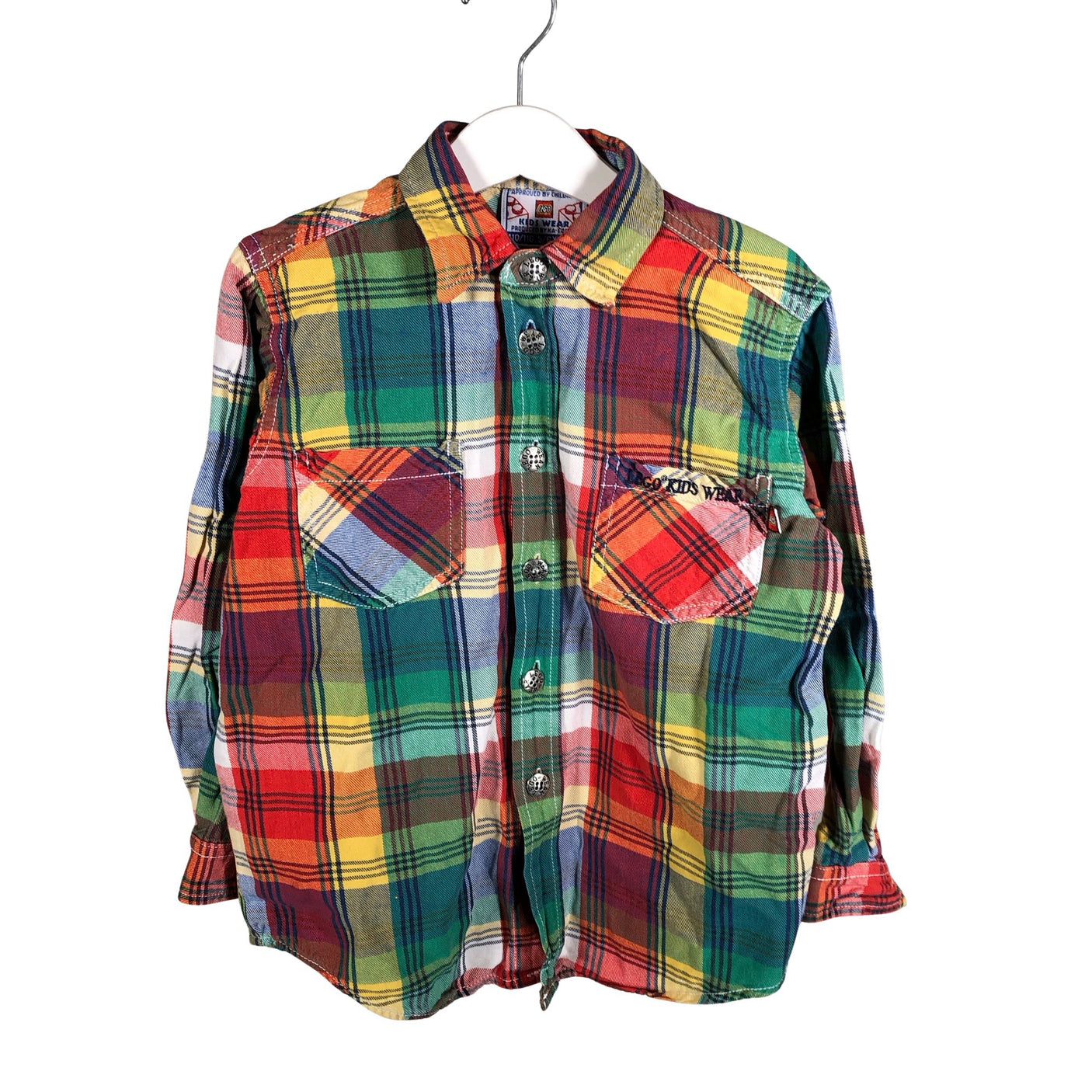 Unisex Lego - Flannel shirt, size 110 - 116 - Green (1)