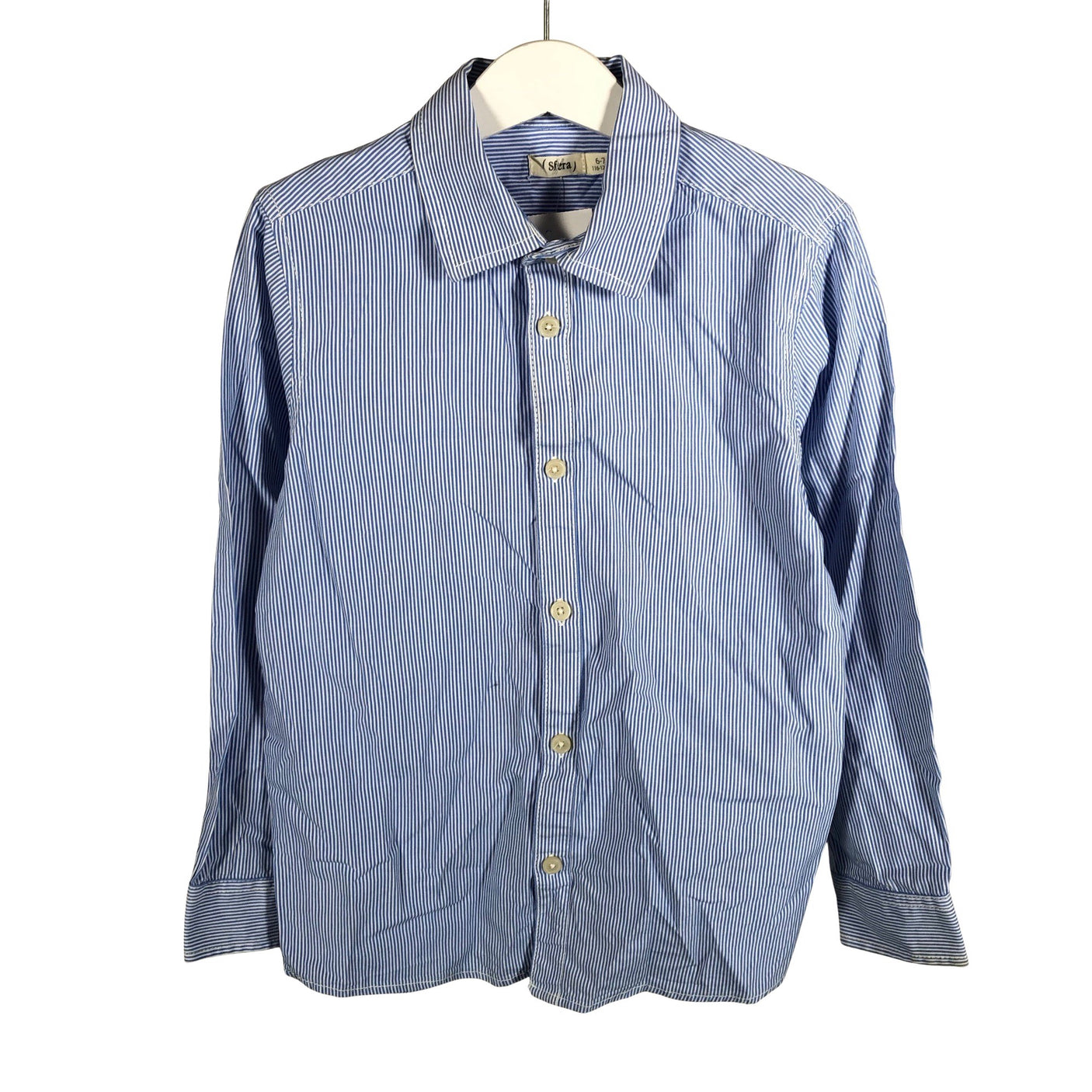 Unisex Sfera - Collared shirt, size 116 - 122 - Light blue (1)