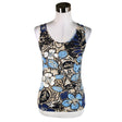 Unisex Monica Braghini - Tricot tank top, size 36 - Blue ()