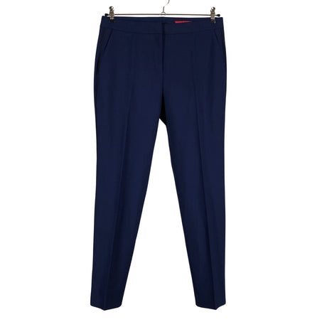 Unisex Hugo Boss - Straight leg trousers, size 38 - Blue ()