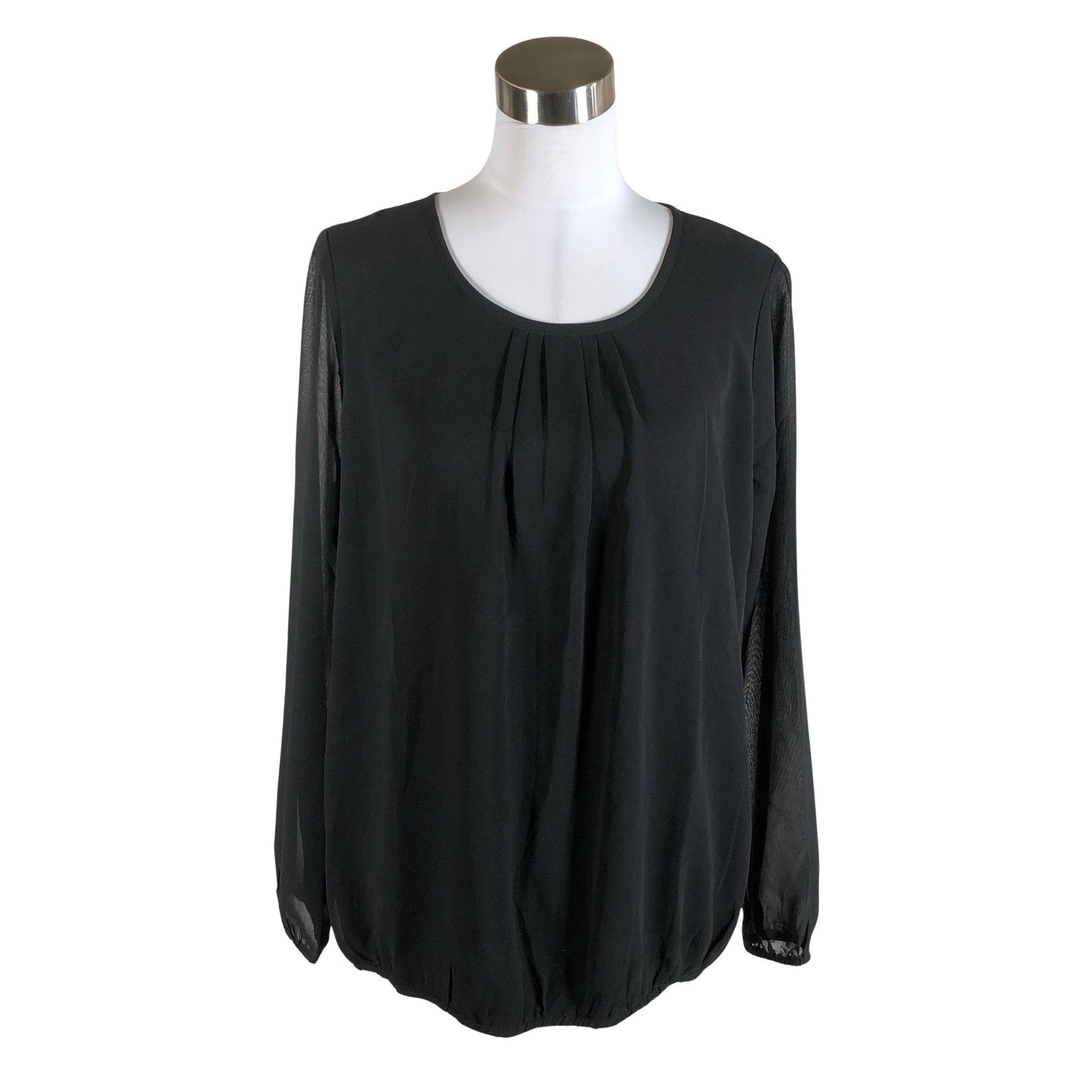 Unisex Soyaconcept - Schiffon tunic, size 40 - Black (1)