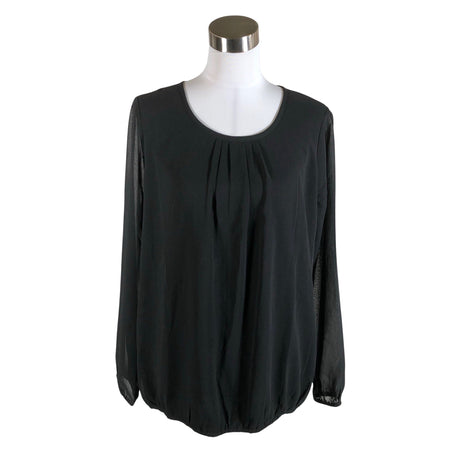 Unisex Soyaconcept - Schiffon tunic, size 40 - Black ()