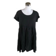 Unisex American Apparel - Schiffon dress, size 40 - Black ()