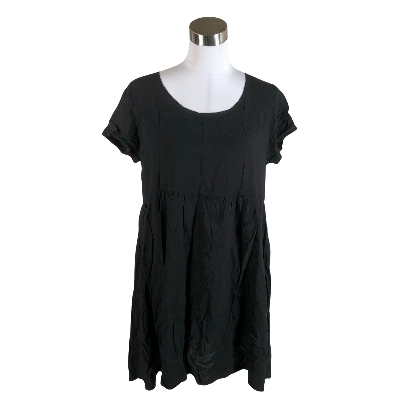 Unisex American Apparel - Schiffon dress, size 40 - Black (1)