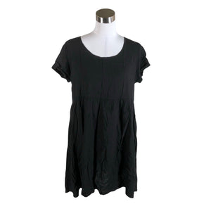 Unisex American Apparel - Schiffon dress, size 40 - Black (1)