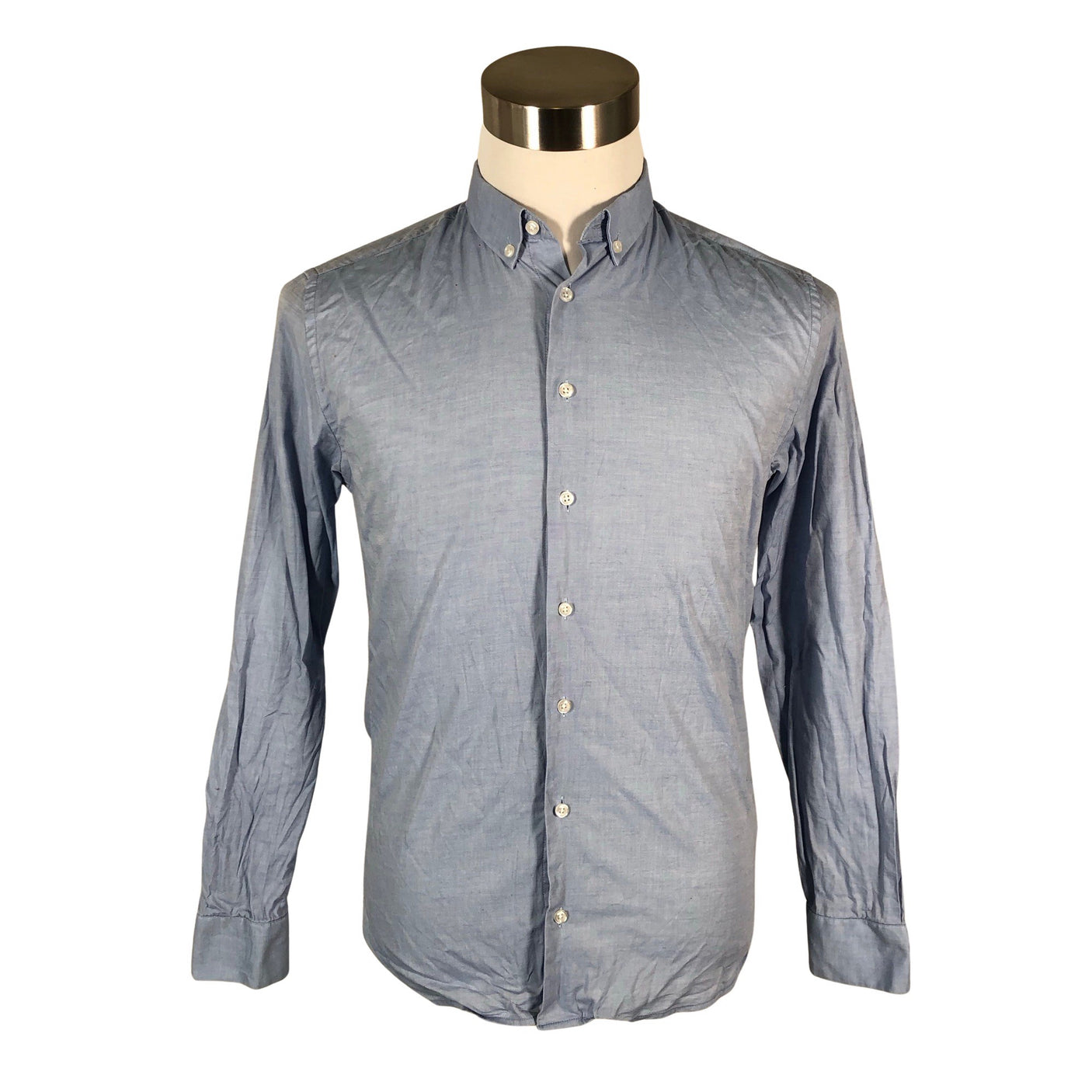 Unisex Makia - Collared shirt, size S - Light blue (1)