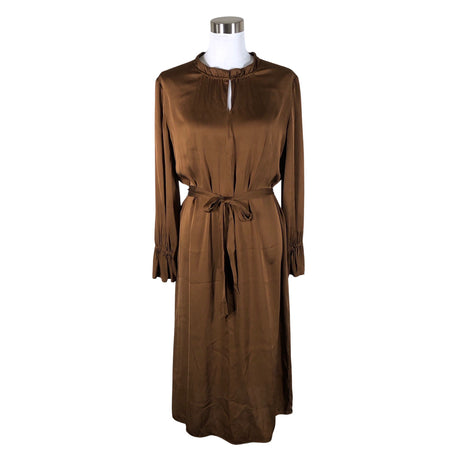Unisex Sand - Schiffon dress, size 38 - Brown ()
