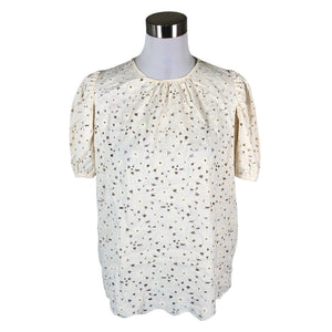 Unisex Mos Mosh - Short-sleeved blouse, size 40 - Natural white (1)