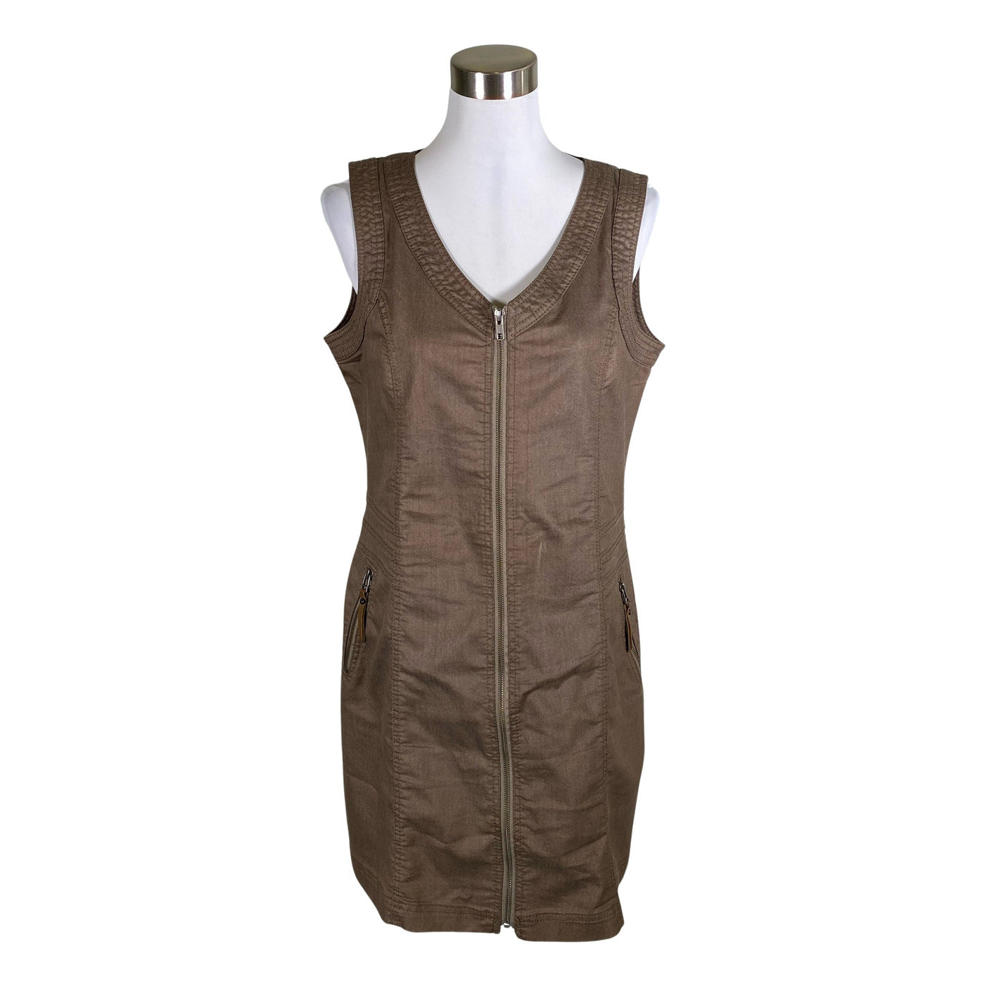 Unisex Soyaconcept - Denim dress, size 40 - Brown (1)