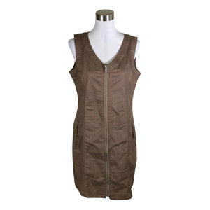 Unisex Soyaconcept - Denim dress, size 40 - Brown (1)