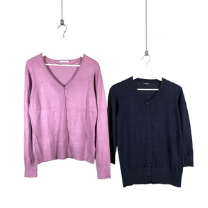 Unisex O.I.S - Cardigan, size 38 - Violet (1)
