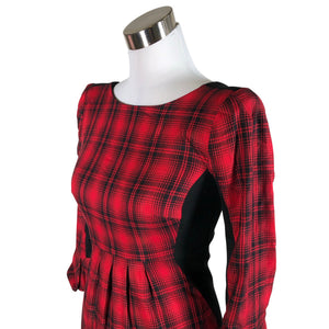 Unisex Mangano - Tricot dress, size 34 - Red (2)