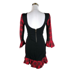 Unisex Mangano - Tricot dress, size 34 - Red (3)