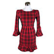 Unisex Mangano - Tricot dress, size 34 - Red ()