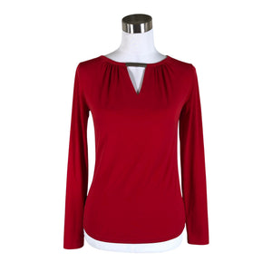 Unisex Michael Kors - Blouse, size 34 - Wine red (1)