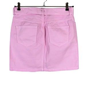 Unisex Benetton - Denim skirt, size 38 - Light pink (2)