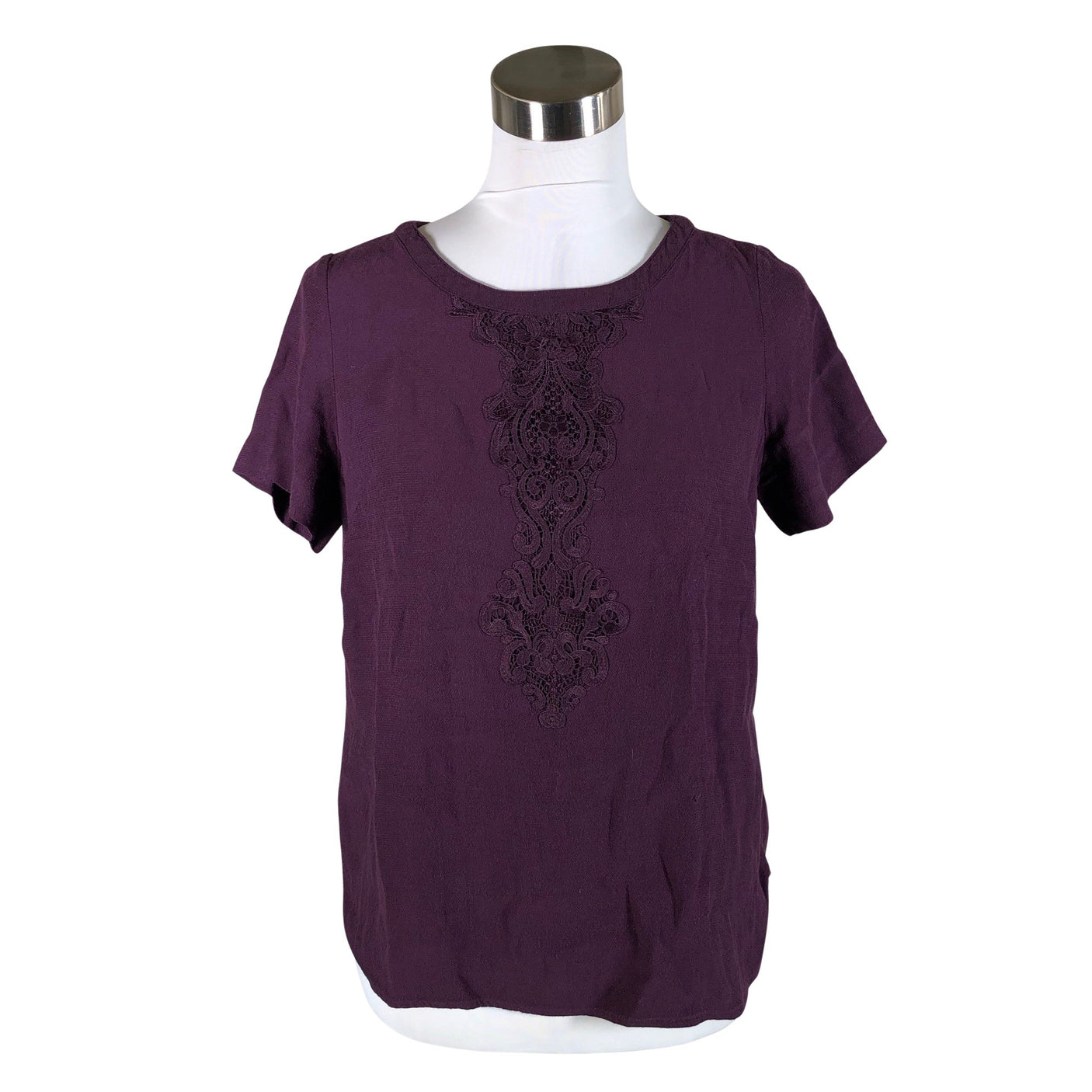 Unisex Marks&Spencer - Short-sleeved blouse, size 38 - Violet (1)