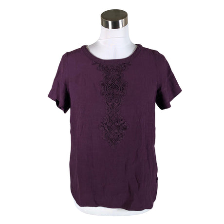 Unisex Marks&Spencer - Short-sleeved blouse, size 38 - Violet ()