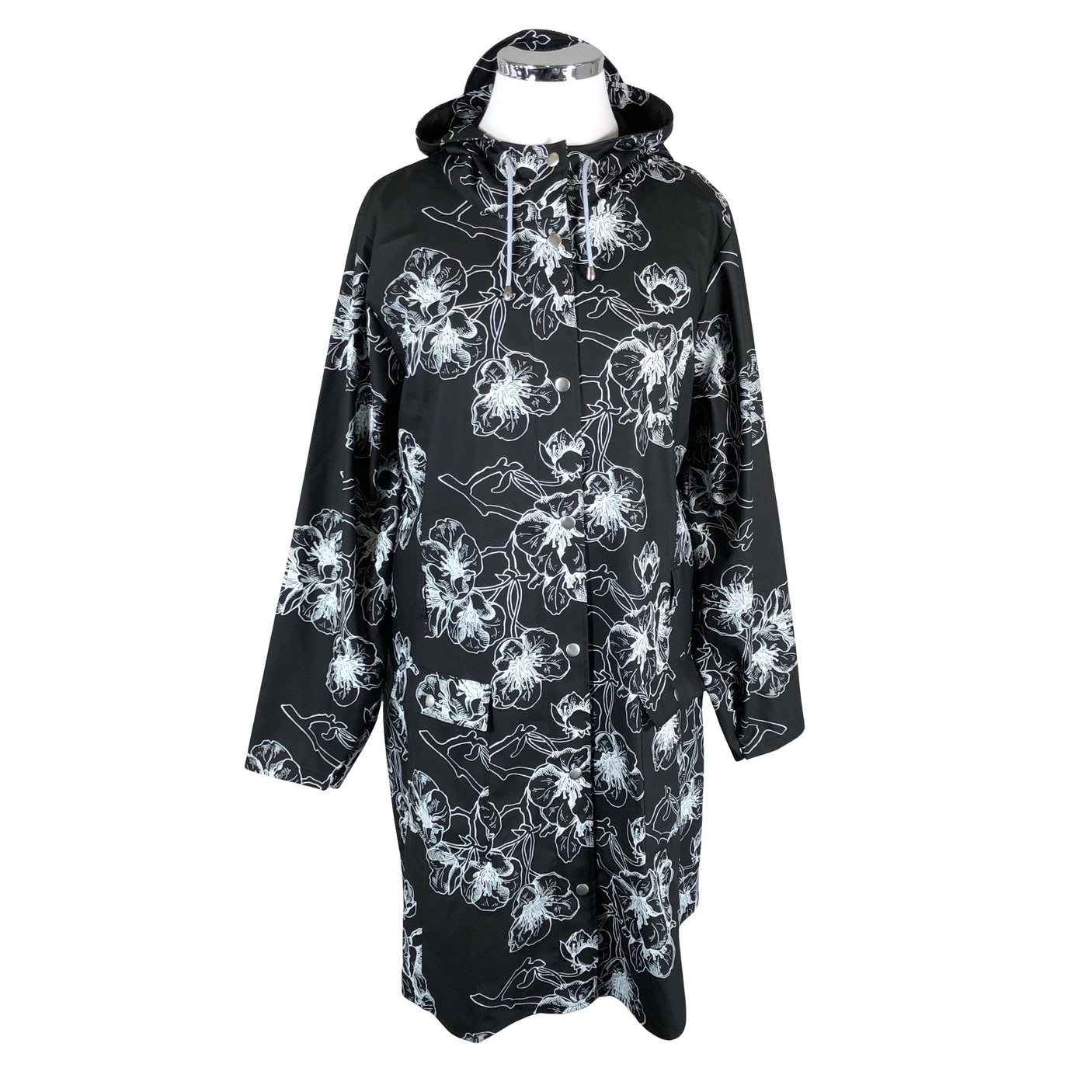 Unisex Hans Company - Rain jacket, size 44 - Black (1)
