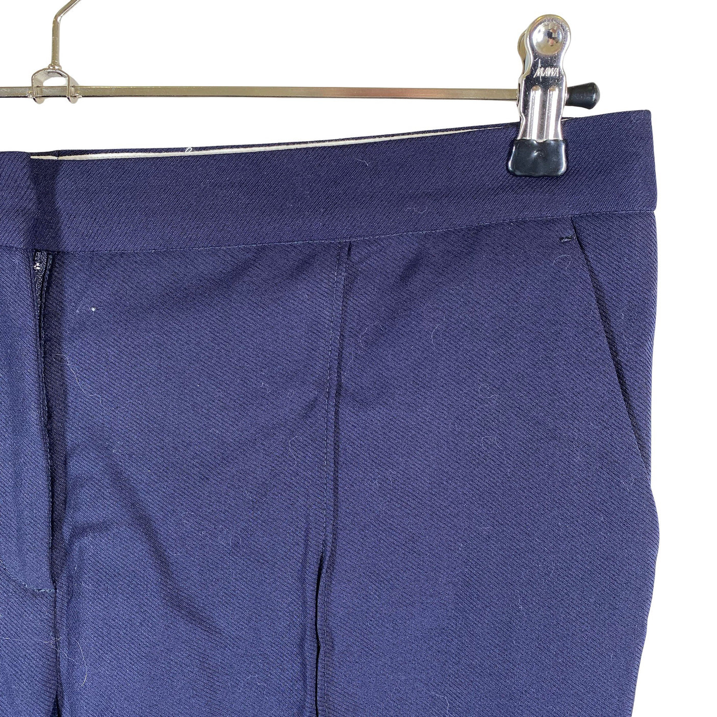 Unisex by Malene Birger - Straight leg trousers, size 38 - Blue (3)