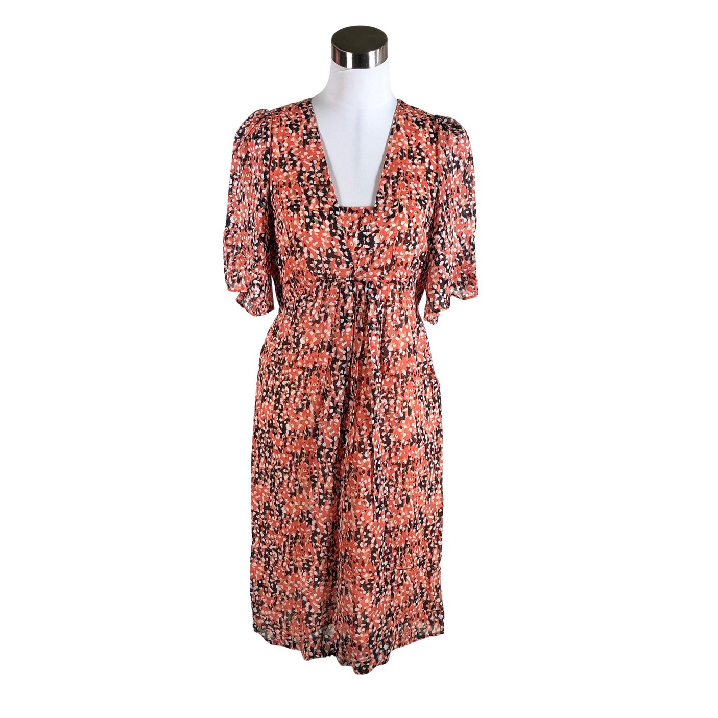 Unisex InWear - Schiffon dress, size 38 - Orange (1)